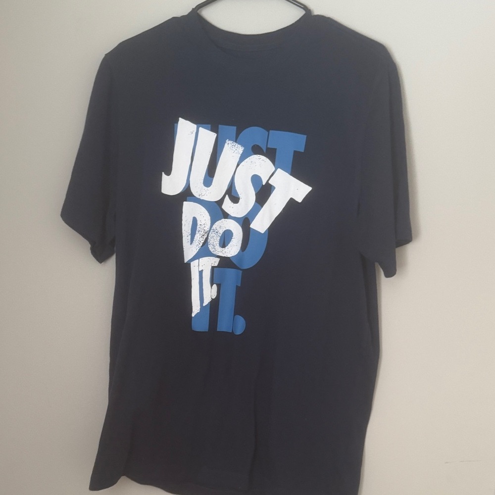 Nike Men's Dark Blue 'Just Do It' Tee